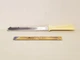 Vintage Quikut Carve & Serve Stainless Steel 9.5" Knife w/Fork Tip & Sleeve