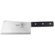 MERCER CUTLERY M14706 Cleaver,6 in Blade,Black Handle 6AKT1