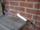 1970s Vintage 8" Blade ** CUTCO - 1722 *** Fine Butcher Knife USA