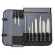 Mercer Culinary M21860 Renaissance&reg; 10-Piece Knife Roll Set w/ Storage Roll