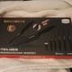 GOODDOVE 6-Piece Antibacterial Knife Set with Peeler, Black, Ergonomic, SG-9200