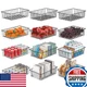 Simple Trending 12 Pack Extra Large Wire Storage Baskets, Pantry Organization fo
