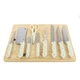 Gibson Home Wildcraft 10 Piece Cutlery Set w Cutting Board