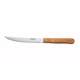 Winco K-45W 4-1/2 Pointed Tip Steak Knife w/Wood Handle