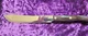 CUTCO #1722 JB 8" BUTCHER KNIFE BROWN SWIRL HANDLE HIGH CARBON STAINLESS KNIFE