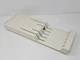 Cutco 5 Slot Knife Off White Plastic Wall Rack Drawer Storage Tray Holder - 1742