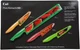 Pure Komachi HD 4 Coated Carbon Stainless Steel Knives with Matching Sheaths