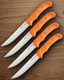 Outdoor Edge Wild Game Kitchen Knives 4" 420J2 Steel Blade Polypropylene Handle