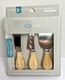 Culinary Elements/Jacent Pro Series 3 Piece Cheese Knife Set New