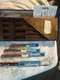 Case XX Miracl-edge 4-Piece Knife Set Wood Handles Stainless Steel Blades