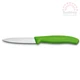 Genuine VICTORINOX Swiss Made 8 cm Classic Paring Knife with Pointed Tip Green!