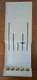 CUTCO 1742 White Knife Holder Drawer or Wall Mount Knife Storage Tray 17x6&frac14;x2&frac14;"