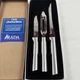 Rada Cutlery Peel, Pare & Slice Gift Set Silver Aluminum Stainless Steel