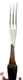 Cutco #1726 Turning Fork With Black Handle USA