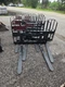 VIRNIG PALLET FORKS FOR SKID STEER USA MADE 6200 LBS CAP 54" WIDE FRAME HI VIS