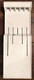 Cutco Knife & Fork Holder White #1742 Plastic Tray For Drawer or Wall Mount