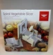 Paderno Spiral Vegetable Slicer 3-Blade White &ndash; World Cuisine Spiralizer