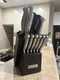 McCook Kitchen Knife Set Stainless Steel With Block And Sharpener cooking 