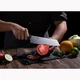 German Stainless Steel  Kitchen Knife- Ergonomic Pakkawood Handle 8.5"