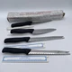 Quikut Sharpkut II Cutlery Set 4 Knife Demo Filet Meat Bread Slicer Chef Carving