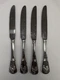 Set Of 4 Cuisinart Elite French Rooster Knives Stainless Discontinued 