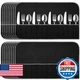 Hillban 18 Pcs Anti Tarnish Silver Storage Bags Silver Storage Cloth Felt Flatwa