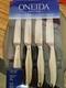 ONEIDA Preferred S/4 Steak Knives 0.90 LB Metallic SET OF 4 