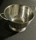 Colander Strainer Stainless Pedestal Bottom Handles Slots & Holes Kitchen Basics