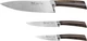 Cangshan A Series 61901 Swedish Steel 3pc Starter Knife Set NEW Blackwood Handle