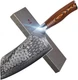 TUO Cutlery 7" Cleaver Knife - Fiery Phoenix Japanese AUS-10 Damascus Steel