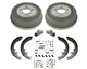 Rear Brake Drums Shoes Spring Wheel Cylinder Kit for Jeep Liberty 8pc 2002