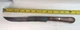 Vintage CASE XX P-251-8" SE Serrated Knife, W/ Finger Groove Wood Handle