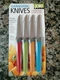 JOIE Flexible Garnishing Knives - 4pk - Stainless Steel (LLB-2) New in package
