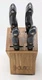 Cutco 4-Piece Knife Set with Wood Block 1720 1721 1729 1729