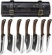HOSHANHO Hand-Forged Cleaver & Fillet Cutting Tool Set for BBQ & Camping