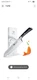 MAD SHARK Kitchen Knife, Chef's Santoku Knife 8-inch, German High 