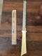 Vintage Quikut Quikkle Double Sided Knife Stainless Serrated  USA 16"