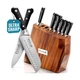 Cutluxe Kitchen Knife Set &ndash; 8Pcs Professional Chef Knife Set with Block &#
