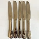 Cuisinart Elite French Rooster Butter Knives Set of 5 Flatware Replacement 9"