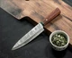 Custom Made Forged Damascus Steel Chef Knife Utility Kitchen Knife 2840