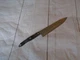 Brown Curved Handle Vintage CUTCO 9" French Chef Knife #1725 JG Made in USA