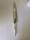 Cutco 1725 JC 9-1/4" French Chef Knife Straight Edge White Pearl Marbled USA
