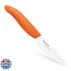 Kyocera Advanced Ceramic Revolution Series 3-Inch Paring Knife Orange Handle