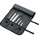 Mercer Black 20.25" x 5" x 1.25" 600D Polyester Knife Roll - M30007M