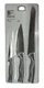 New IKEA ANDLIG Light Gray/White 3-Piece Knife Set 805.783.42
