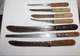 Lot of 7 Vintage DEXTER Butcher Knives 43912 11710 11912 1376HB 1176 137S 3376