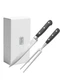 BLACK+DECKER 2-Piece Stainless Steel Carving Knife Set, 8&rdquo; Carving Knife & 7&rdquo; Fo
