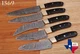 Handmade HAND FORGED DAMASCUS STEEL CHEF KNIFE Set Kitchen Knives 1569