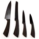 Universal Home 4-piece Black Kitchen Knife Set