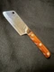 Case XX P2032 5&rdquo; Cleaver Knife, Smooth Finger Groove Wooden Handle